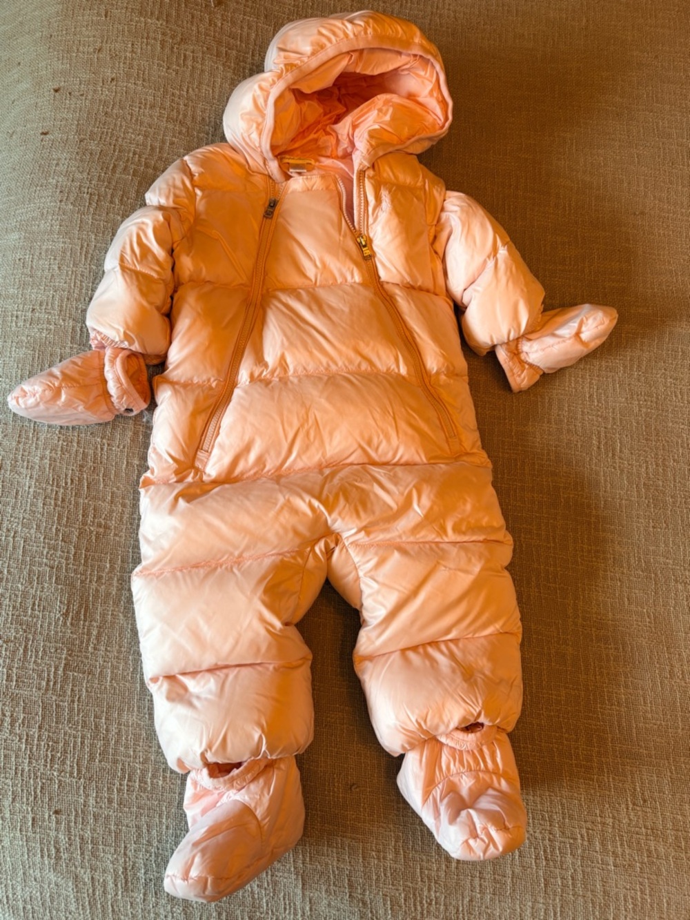 Ralph Lauren Pink Girls' Water-Repellent Snow Suit